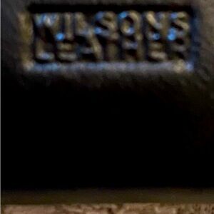 Black Wilsons Leather Wallet in very good condition and the leather feel…
